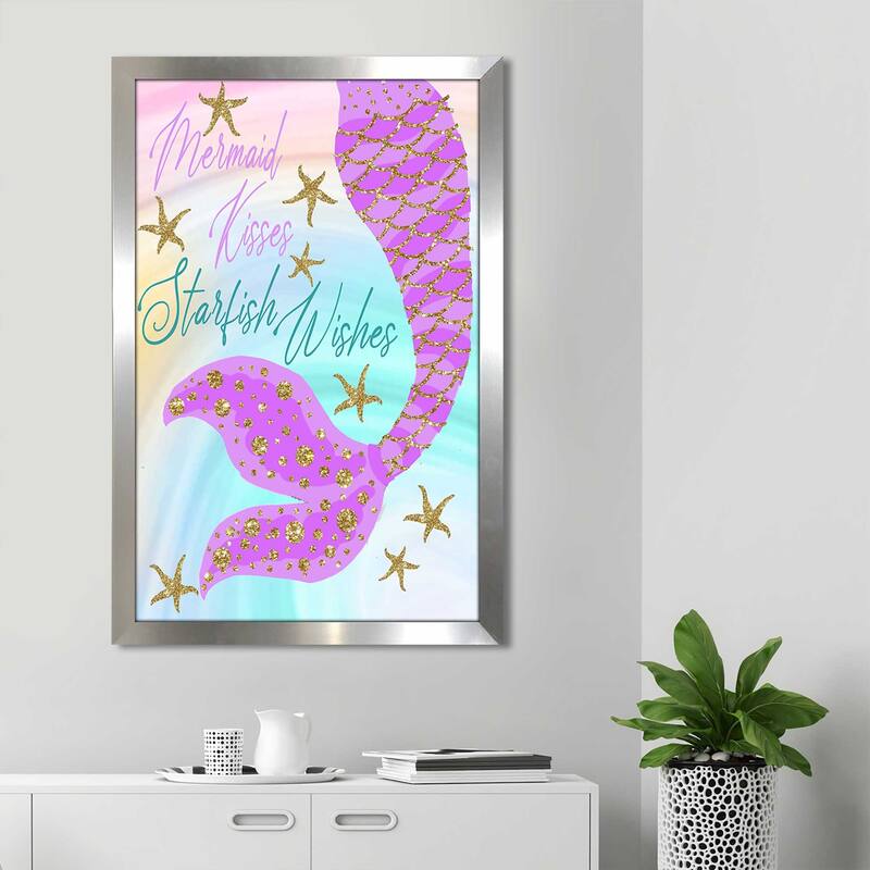 "Mermaid Kisses Starfish Wishes" by Jodi Print on Acrylic