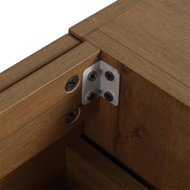 Bathroom Vanity With Sink In 30/36 Inch, Floating Bathroom Vanity With Soft Close Drawers and adjustable shelves