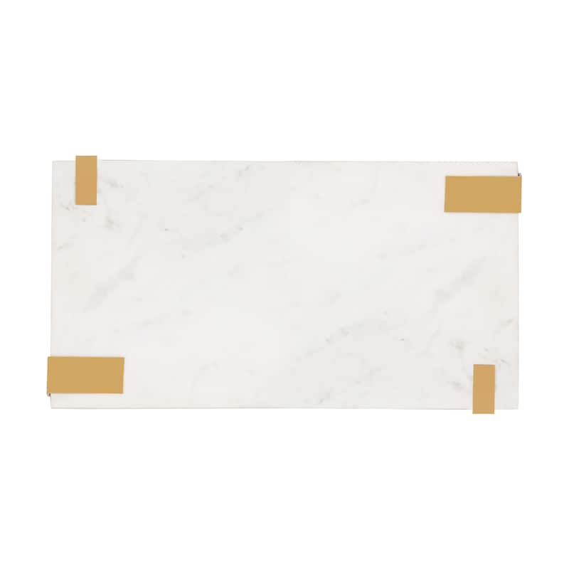 Daneb White Marble Cocktail Table
