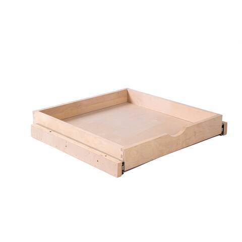 Couver Soft-Close Bottom Mount Cabinet Shelf Pull-Out Wood Drawer Storage