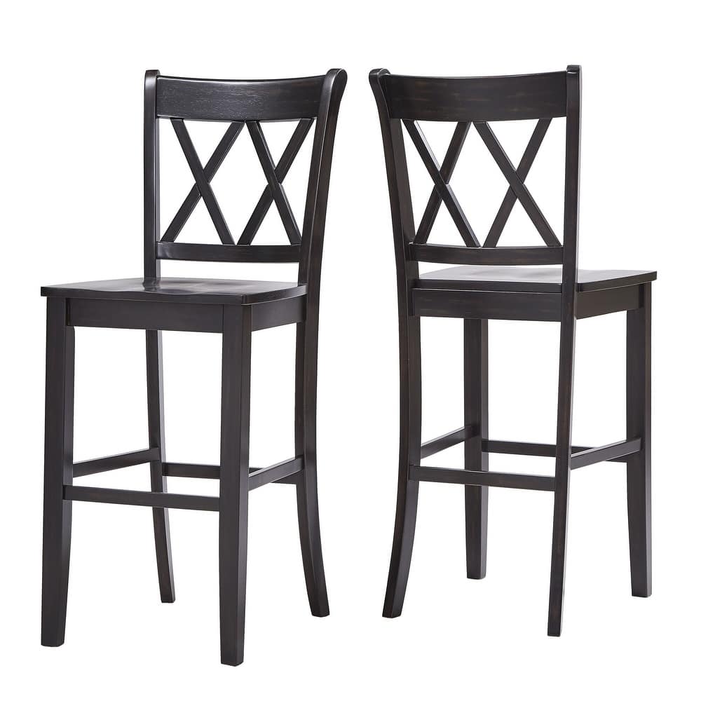 Eleanor X Back Bar Height Chairs (Set of 2) by iNSPIRE Q Classic