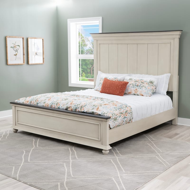 Ellington King Bed White - King