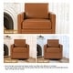 preview thumbnail 100 of 154, Set of 2 Modern Swivel Accent Armchairs Upholstered Arm Chairs