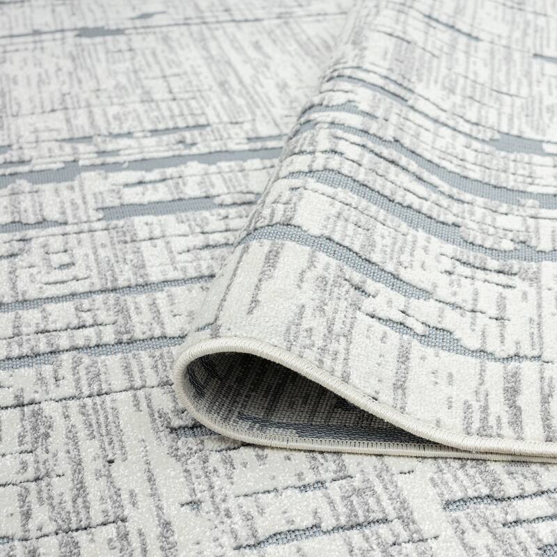 Cruise Industrial Stripe Indoor/Outdoor Area Rug