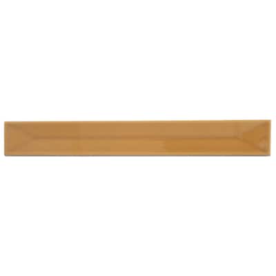 Apollo tile 2" x 16" Horizonte Glossy Honey Ceramic Tile (10.76 sq ft/case) - 50 Pack