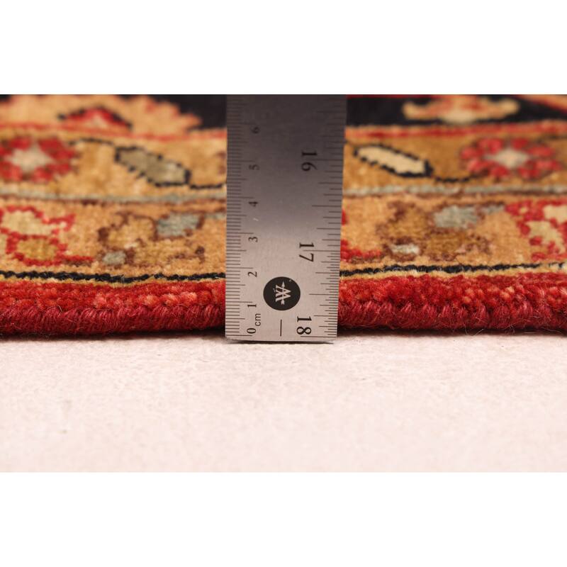 ECARPETGALLERY Hand-knotted Jules Sultane Red Wool Rug - 8'1 x 9'11