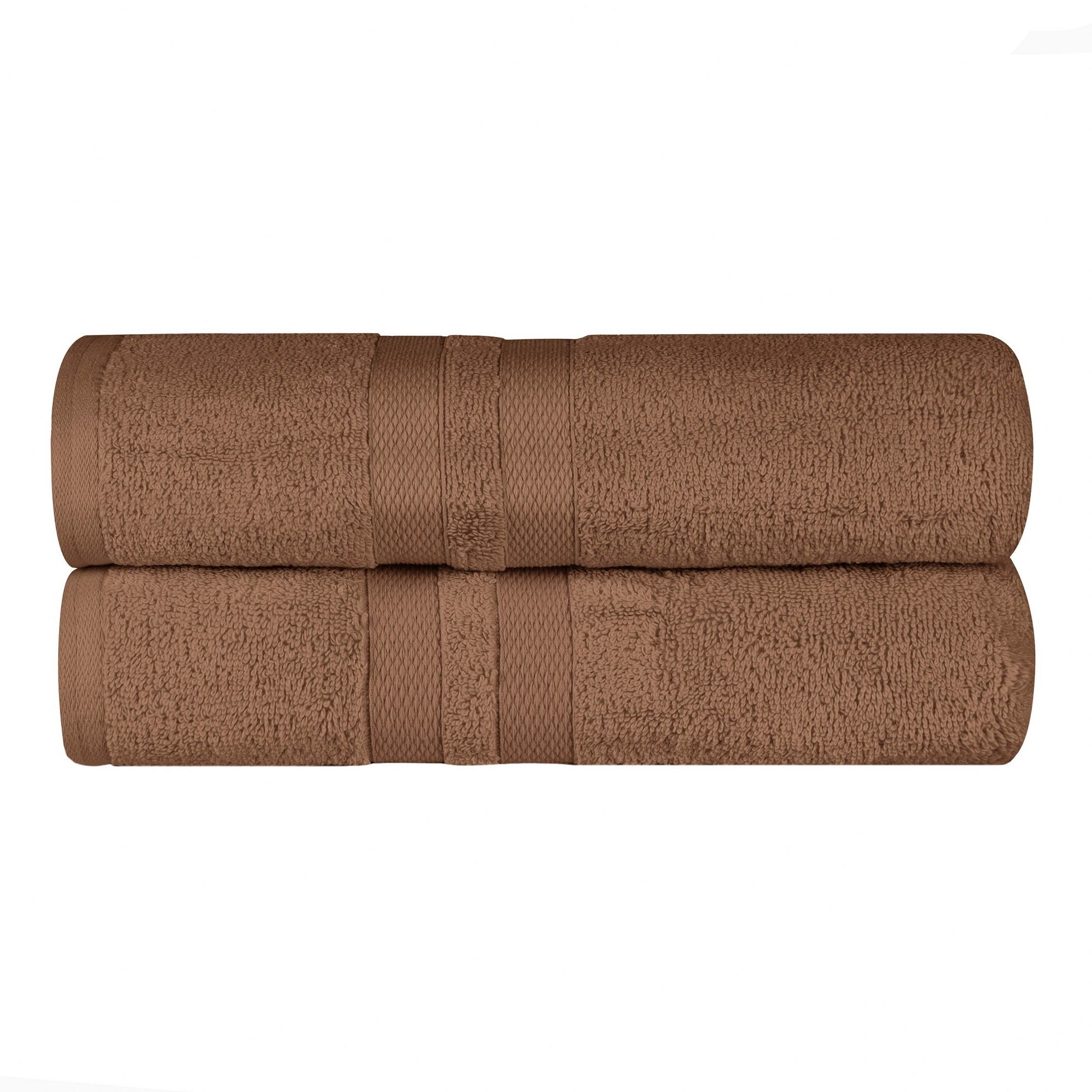 Cotton Quick-Drying 2 Piece Absorbent Solid Bath Sheet Set - Picture 12 of 45