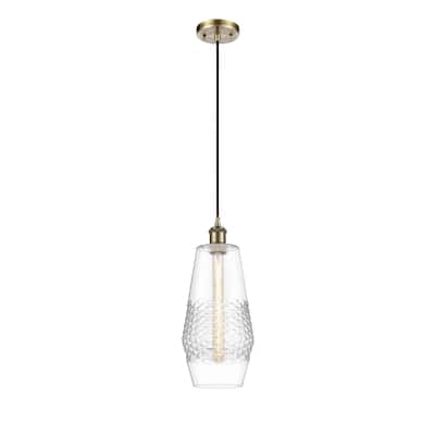 Innovations Lighting Windham - 1 Light 7" Cord Hung Mini Pendant