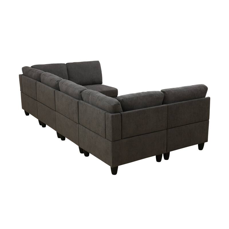 Convertible Modular Sofa Bed with Ergonomic Recline and Space-Saving Design