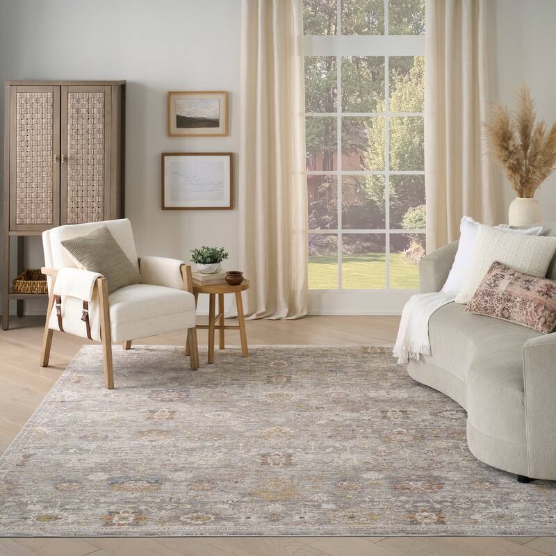 Nourison Heirloom Blend Indoor only Cream / Ivory Persian Area Rug