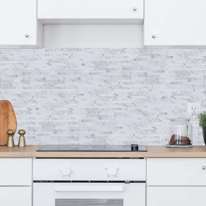 Art3d Peel and Stick Stone Backsplash Tile for Kitchen Bathroom(10 sq.ft/box)