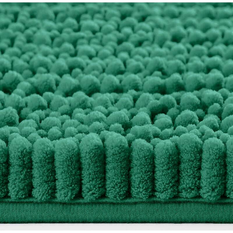 18"x21" - Kelly Green Soft Cozy Plush Chenille Toilet Seat Cover