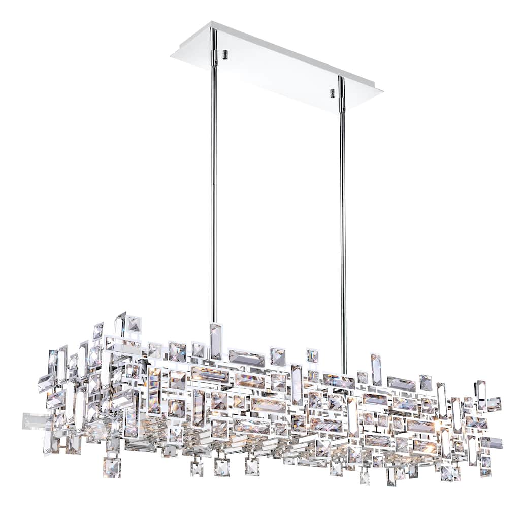 Arley 12 Light Chrome Island Chandelier