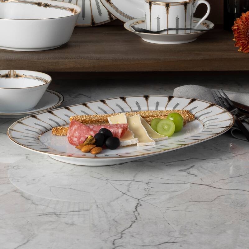 Empire Gold Oval Platter, 16"