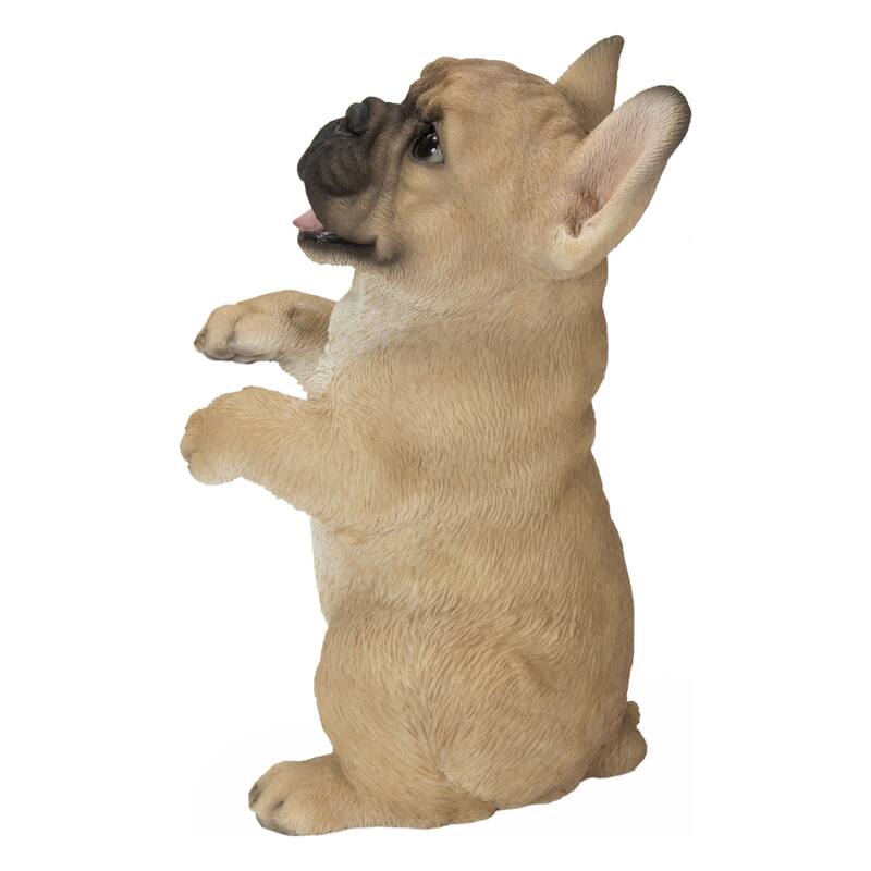 7.75" Standing French Bulldog Outdoor Garden Statue