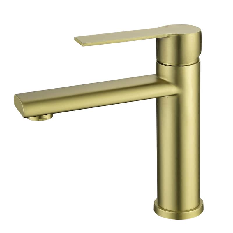 Single Handle Bathroom Sink Faucet One Hole Bathroom Faucets Modern Basin Vanity Taps Without Drain
