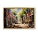 preview thumbnail 15 of 26, Stupell American Flag Lined Street Framed Floater Canvas Wall Art Design By Arlington Prints 25 x 17 - Gold