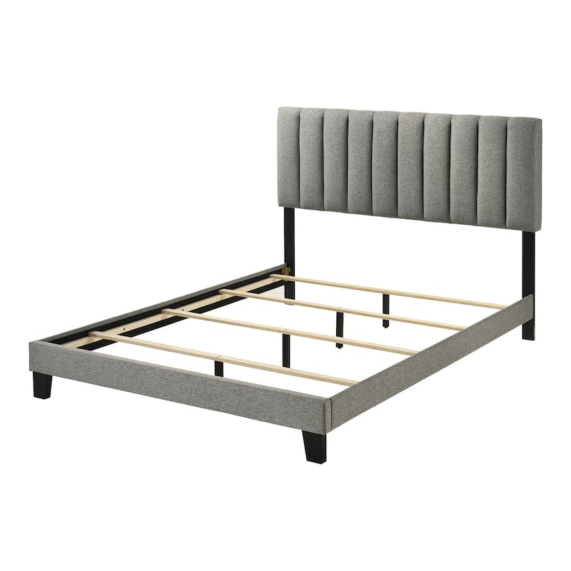 Furniture of America Merro Modern 3-Piece Solid Wood Bedroom Set with 2 Nightstands