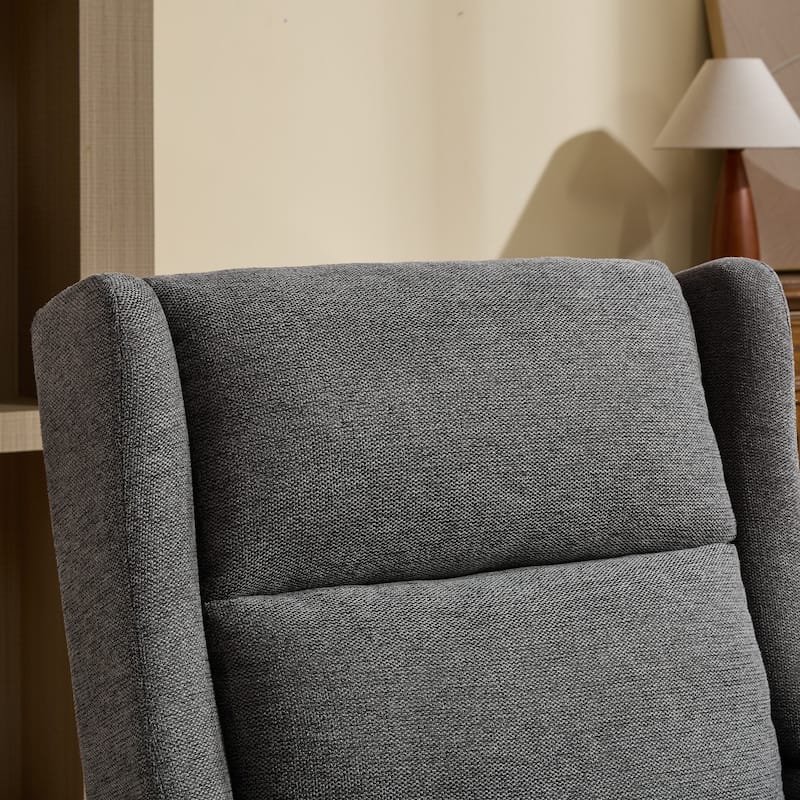 26.18" Modern Polyester Blend High Back Accent Chair