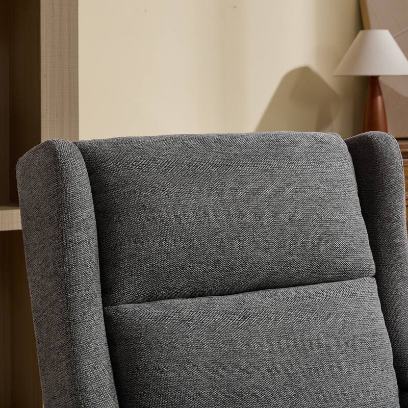 26.18" Wide Modern Accent Chair, High Back Reading Chair ,Upholstered Armchair Club Chair with Wood Legs for Living Room,Bedroom
