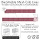 preview thumbnail 6 of 4, Sweet Jojo Designs + BreathableBaby Breathable Mesh Crib Liner Pad Red Plaid Boy -Tartan for Woodland Rustic Patch Collection