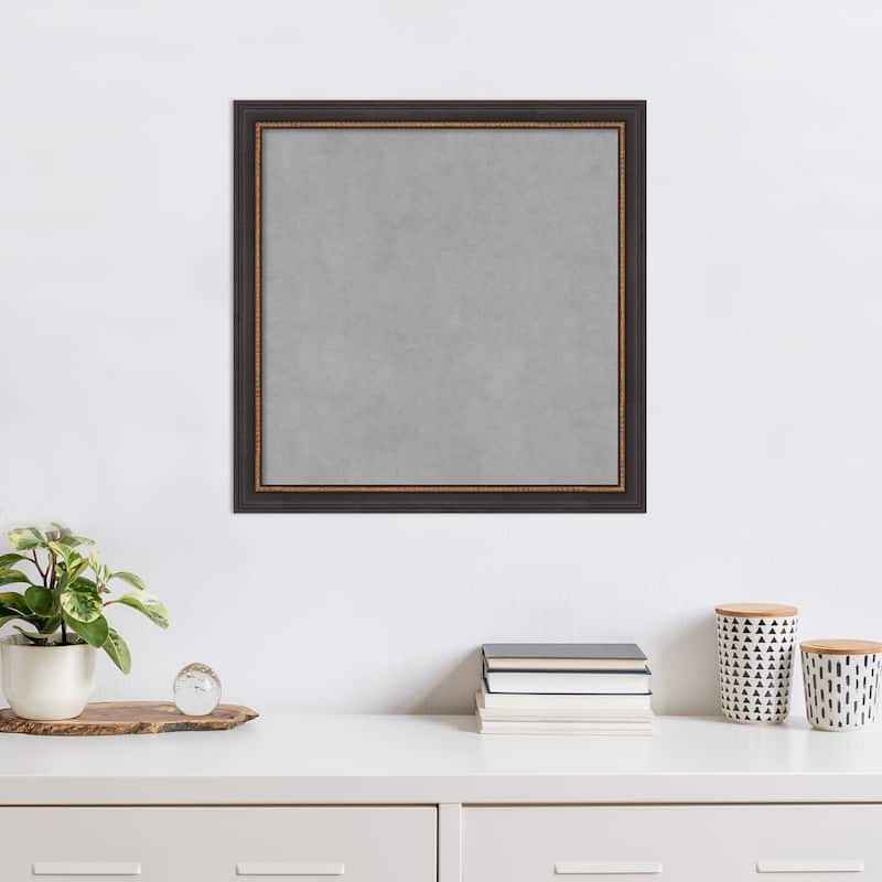 Amanti Art Ashton Black Framed Magnetic Board