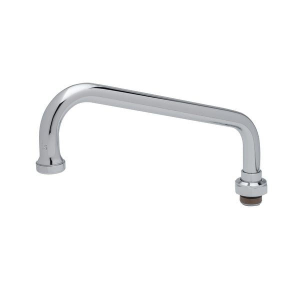 T and S Brass 060X 8" Swing Nozzle with Stream Regulator Outlet - Chrome