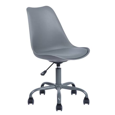 Porch & Den Stringer Mid-Century Modern Minimalist Task Chair with 360 Degree Swivel - N/A