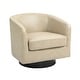 preview thumbnail 99 of 122, UIXE 360° Swivel Barrel Accent Chair Armchair For Living Room