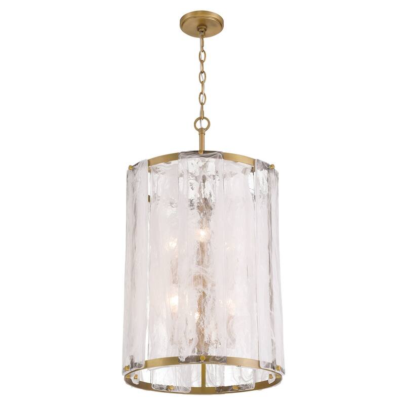 Minka Lavery 3637 Veil 6 Light 16" Wide Multi Light Pendant with White