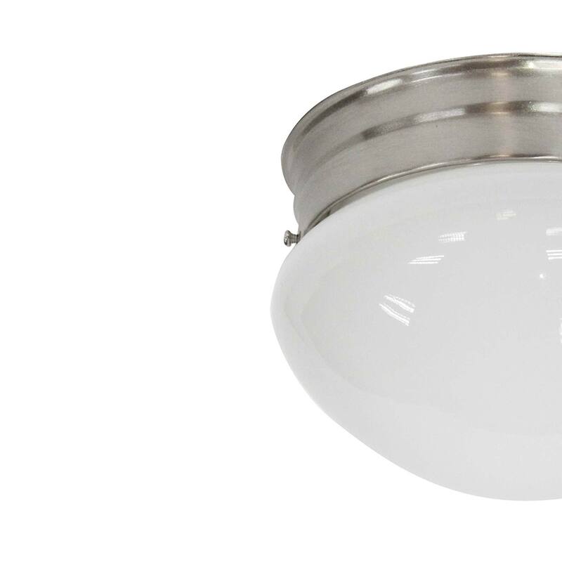 LED Flush Mount Ceiling light in Brushed Nickel