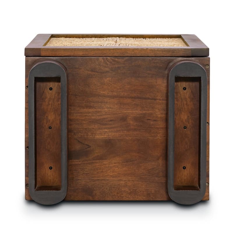 Edgemod Bali Mango Wood Nightstand in Acorn Brown