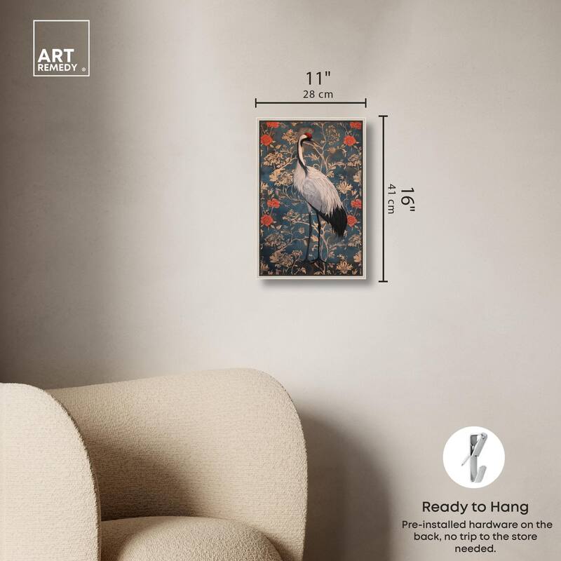 Botanical Bird I Canvas by Art Remedy
