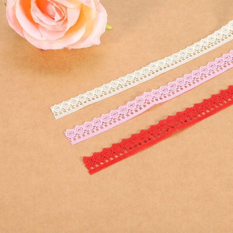 Lace Trim, 10 Yards 1/2 Inch Vintage Lace Ribbons for Wedding Headband