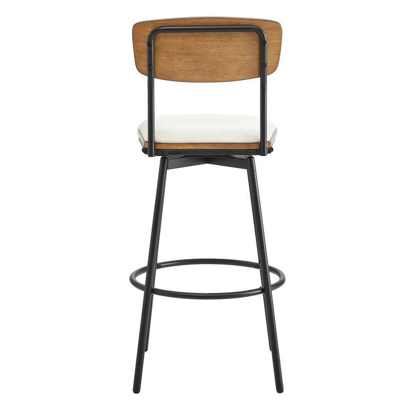 Spruce & Spring Claire Swivel Counter Height Bar Stool Set