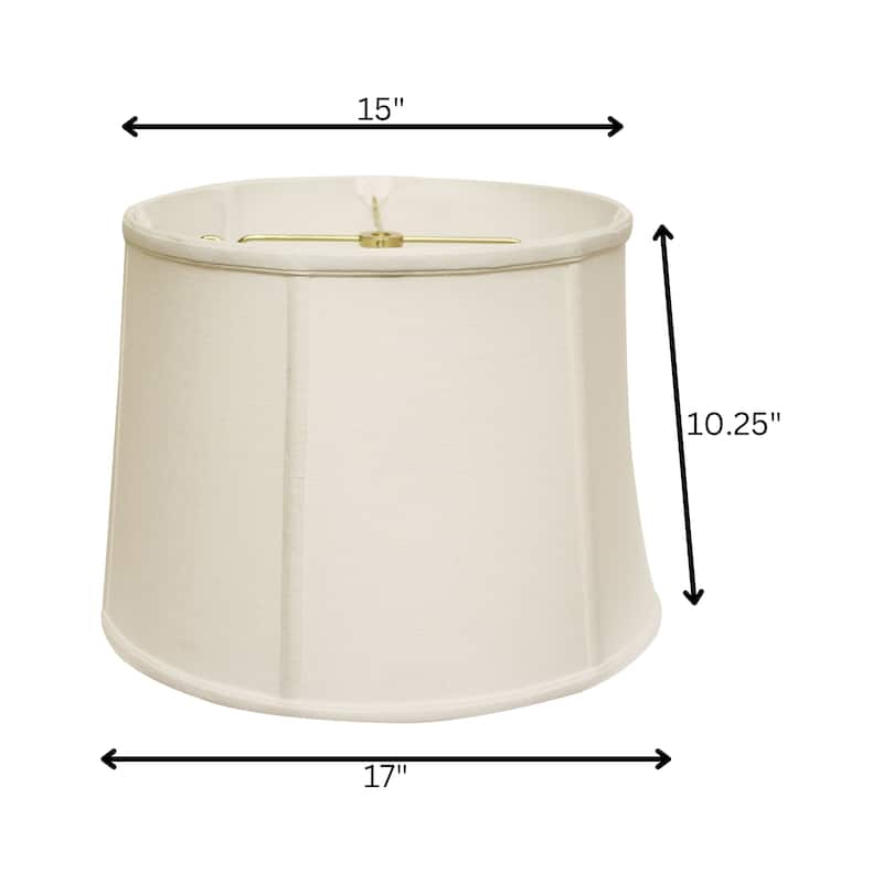 Cloth & Wire Slant Retro Drum Softback Lampshade with Washer Fitter