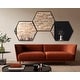 preview thumbnail 10 of 54, Kate and Laurel McNeer Glam Hexagon Framed Wall Mirror