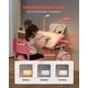 preview thumbnail 7 of 23, Kids Chair and Desk Set Table with Adjustable Height and Steel Frame Suitable for Any Room - 27.56 x 20.08 x (20.87 - 27.95) in