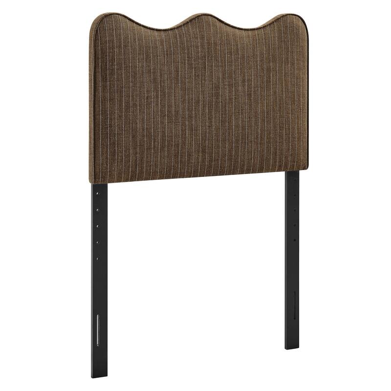 Athena Striped Fabric Upholstered Headboard