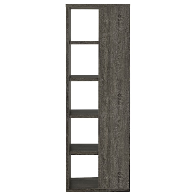 Harrison 71-inch 5-shelf Bookshelf Weathered Grey - 23.50" x 11.50" x 70.75"
