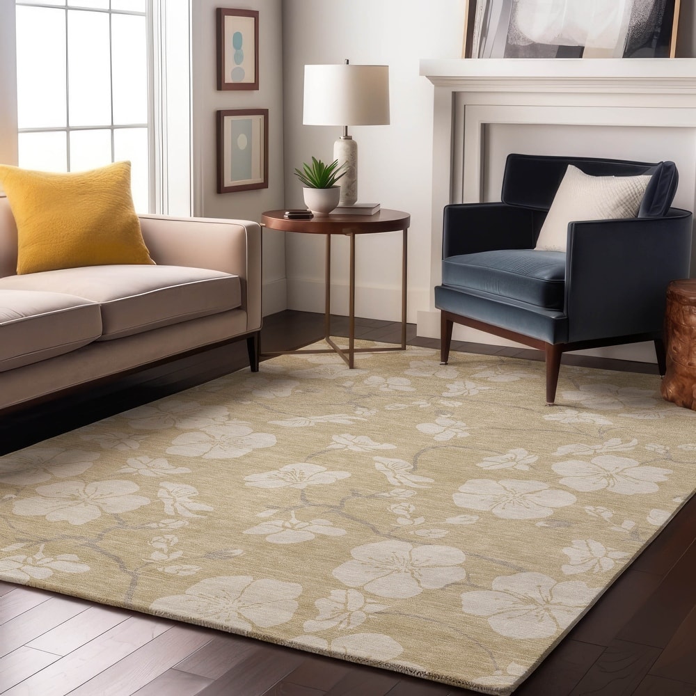 Premium Washable Super Soft Modern Floral Mayfield Rug