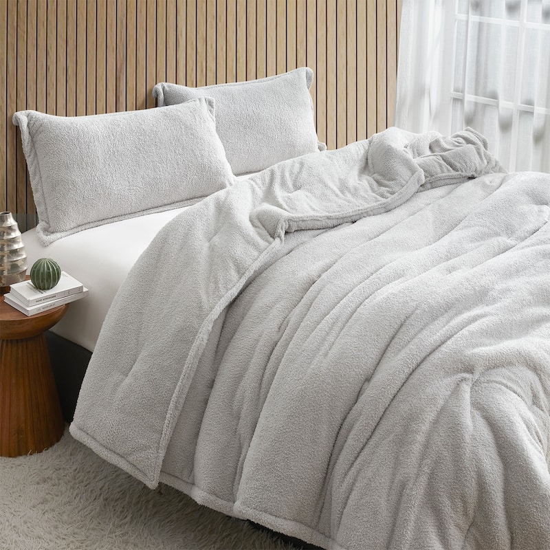 Cozy Moody - Coma Inducer® Oversized Comforter Set - Light Gray