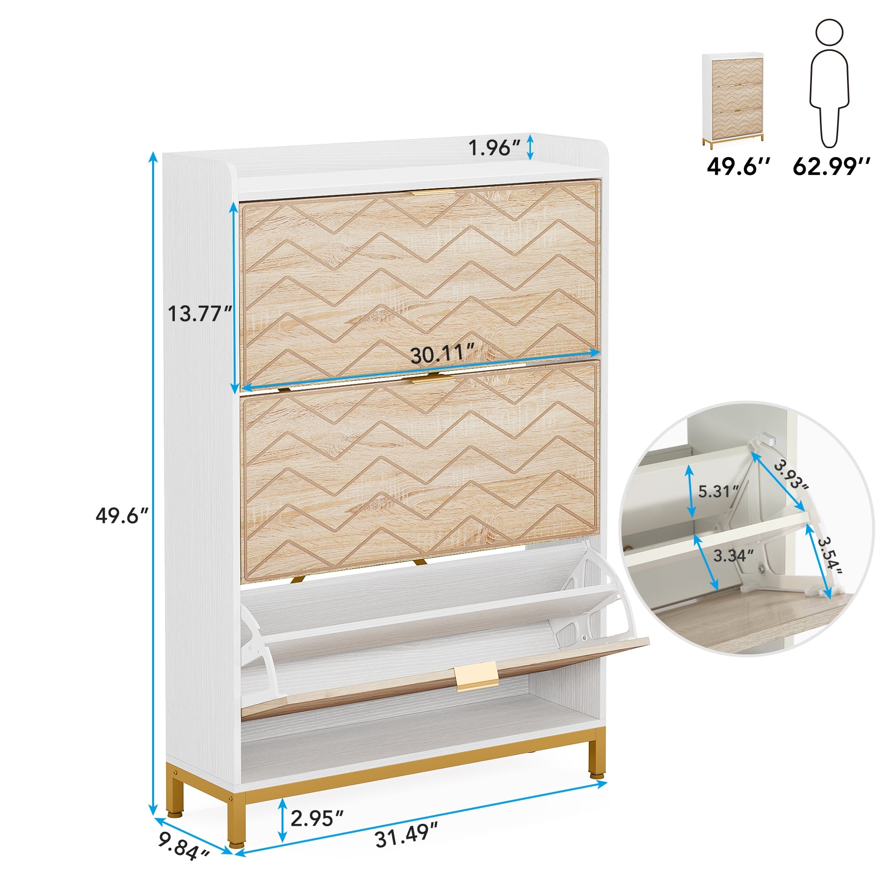 Shoe rack cabinet dimension deals