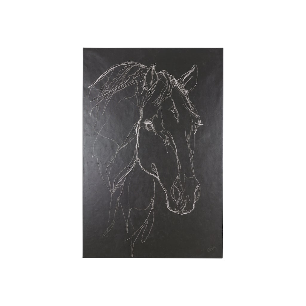 Thoroughbred Dark III (28 x 42) Canvas Art Print