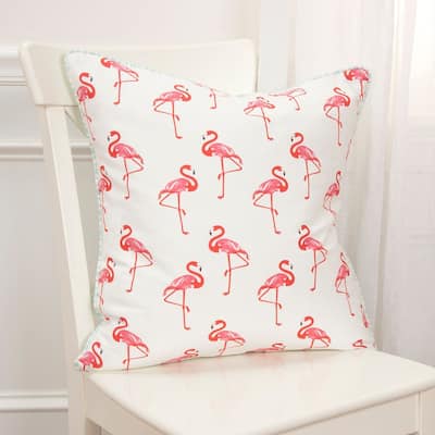 Rizzy Home Pink Animal Decorative Pillow