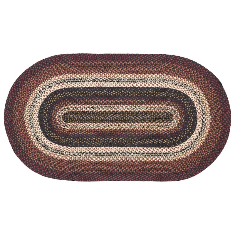 Beckham Jute Rug Oval w/ Pad 27x48 - 27" x 48" Oval