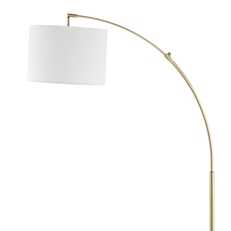 GetLedel 72-inch Modern Arch Floor Lamp with White Marble Base