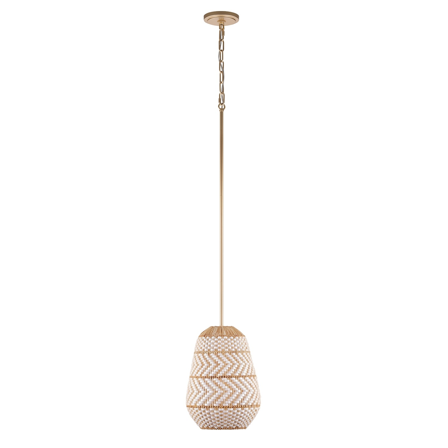 Zanzibar 1 Light Soft Gold Pendant