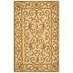 preview thumbnail 101 of 128, Safavieh Hand-hooked Chelsea Cherrelle Country Oriental Wool Rug 2' 6" x 4' - Ivory/Gold - Runner/Rectangle