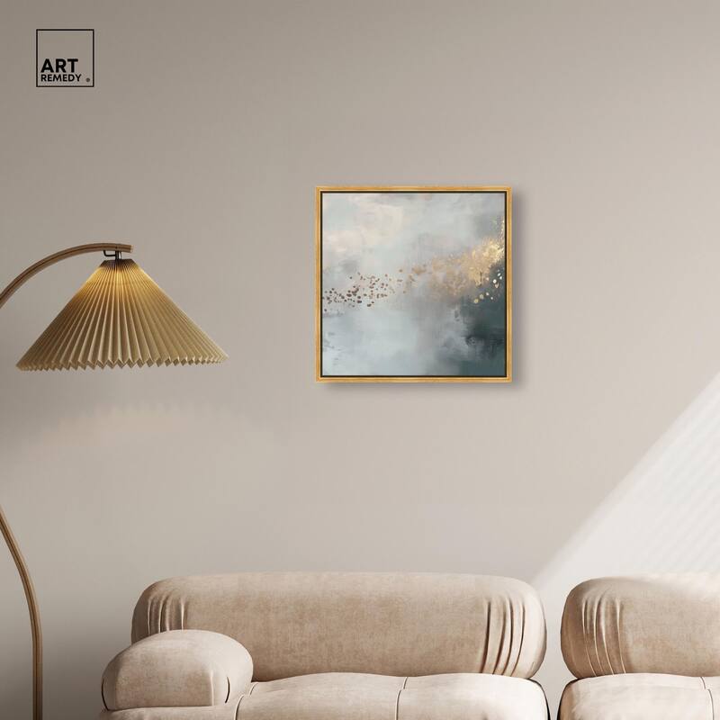 Silvered Hues and Gold I Canvas by Art Remedy